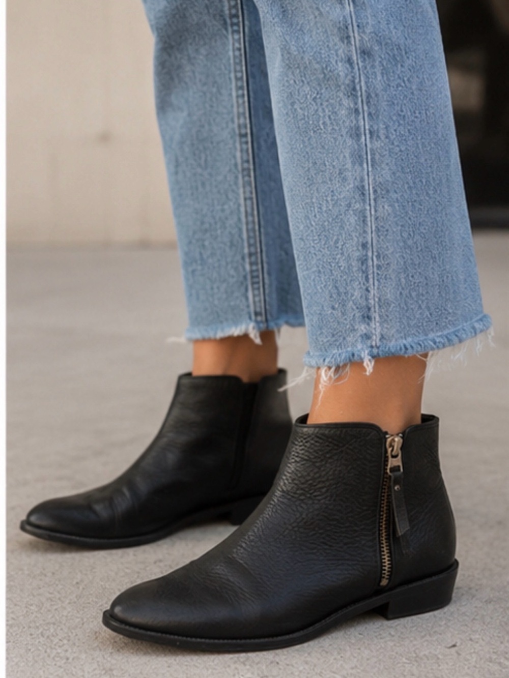 J.Crew Black Leather Loafers - Picture 2 of 9